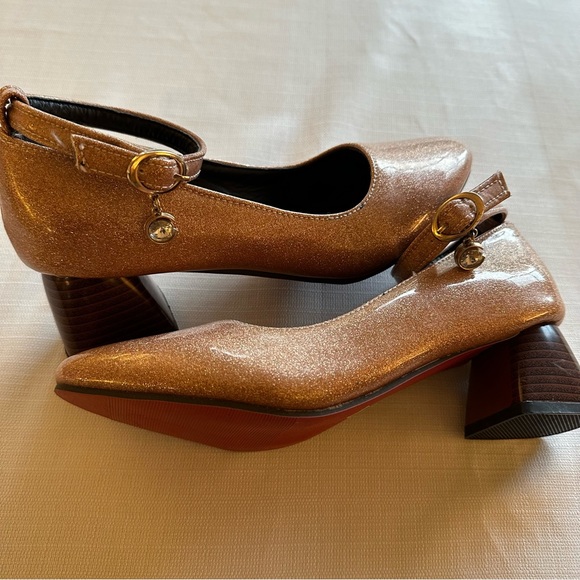 Rose Gold Bobbie Pumps Size 40 - Picture 12 of 16